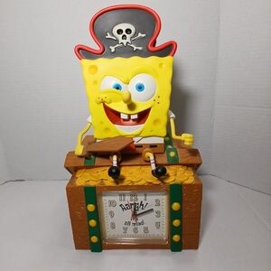 Spongebob Squarepants Vintage Alarm Clock Bank…Works Great!